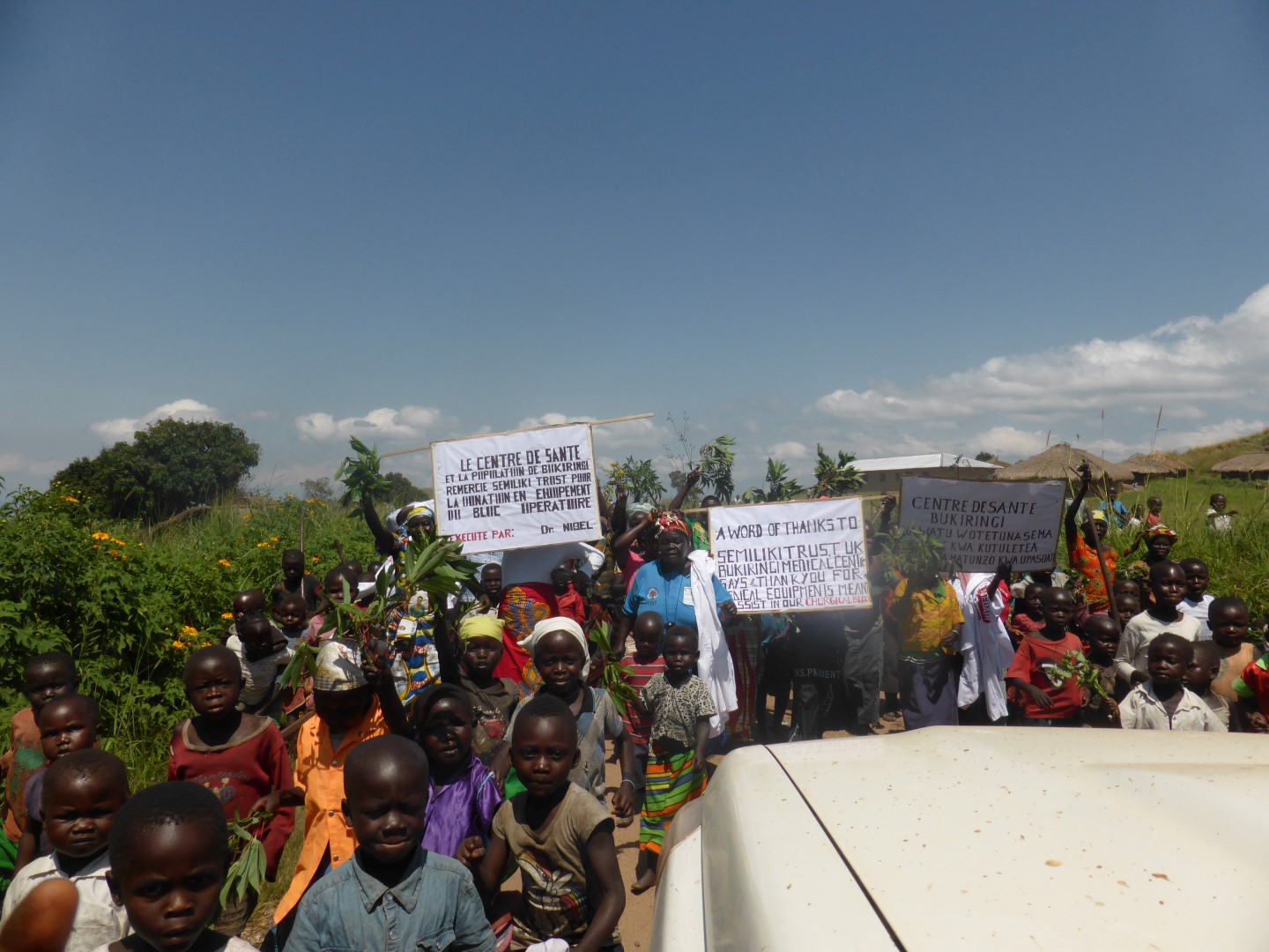 Lorry load of operating kit arrives safely in Congo